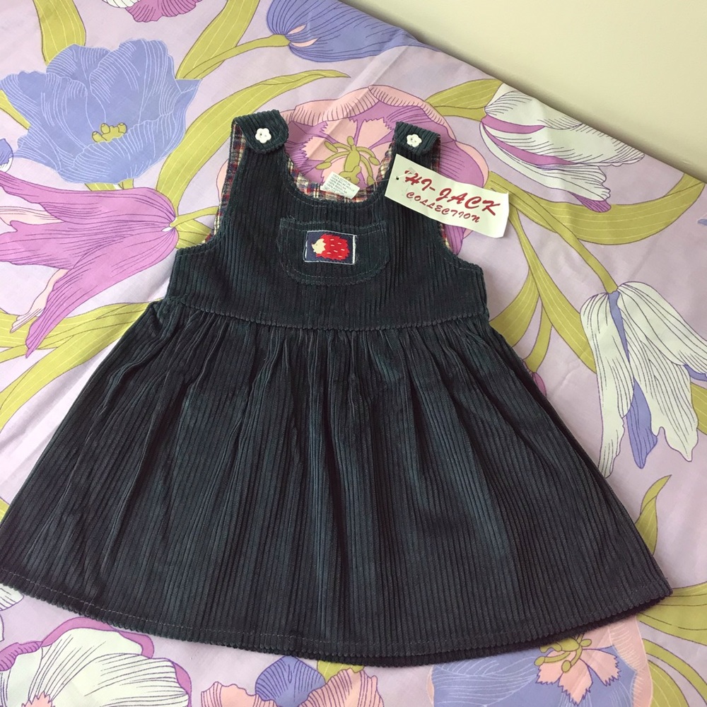 NWT Hi-Tack  Collections Kids casual  Olive Green Dress